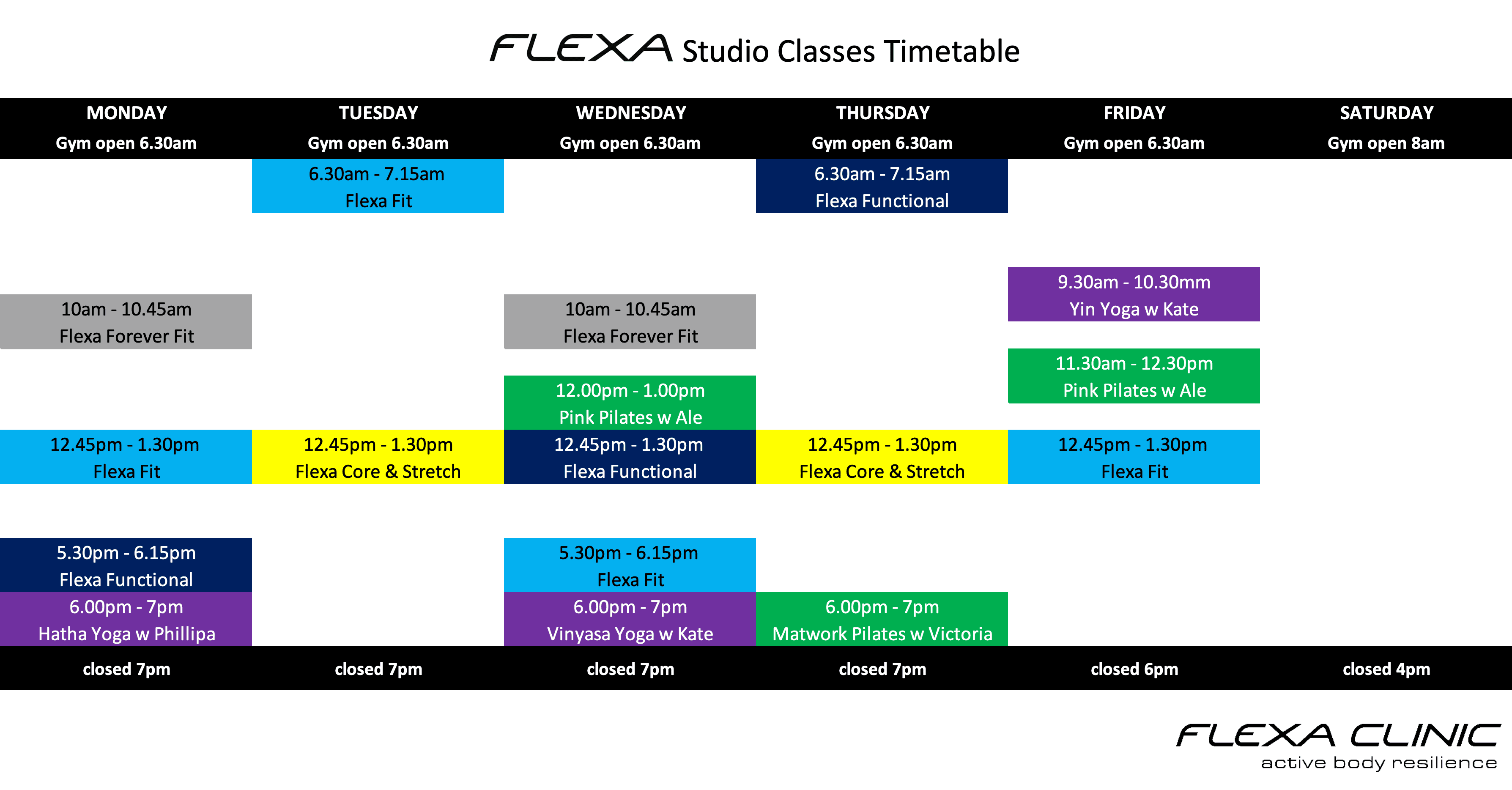Class Timetable March 2025